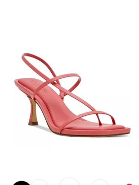 🔥 Steve Madden Locke Pink Strappy Mid-Heel Sandal NWT